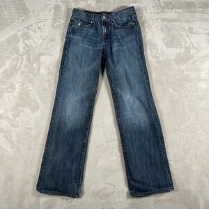 7 For All Mankind Kids Jeans Relaxed Fit Denim Casual 12 Blue